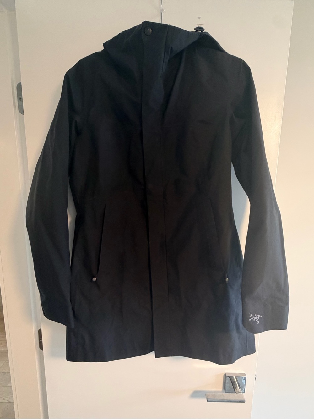 Arc'teryx Women’s Black Hooded Raincoat